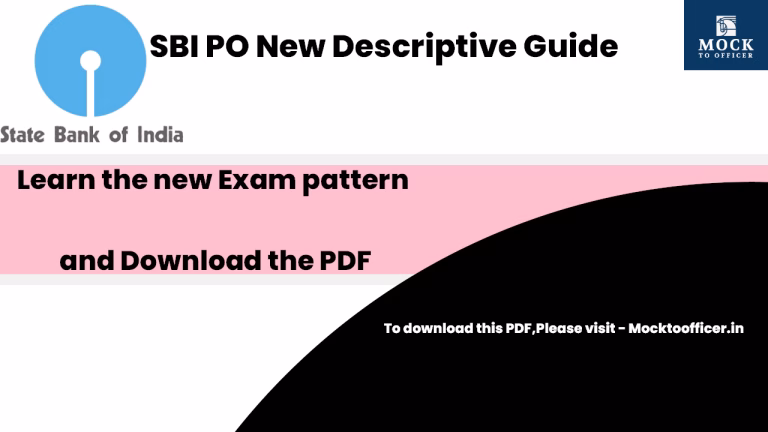 SBI PO New Descriptive Writing Guide (PDF)