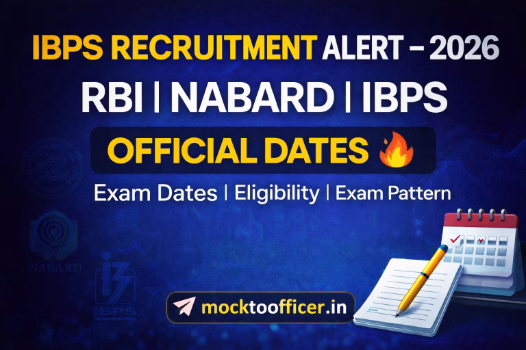 IBPS Recruitment Alert Jan 2026: Exam Dates, Eligibility & Exam Pattern (RBI, NABARD & IBPS)
