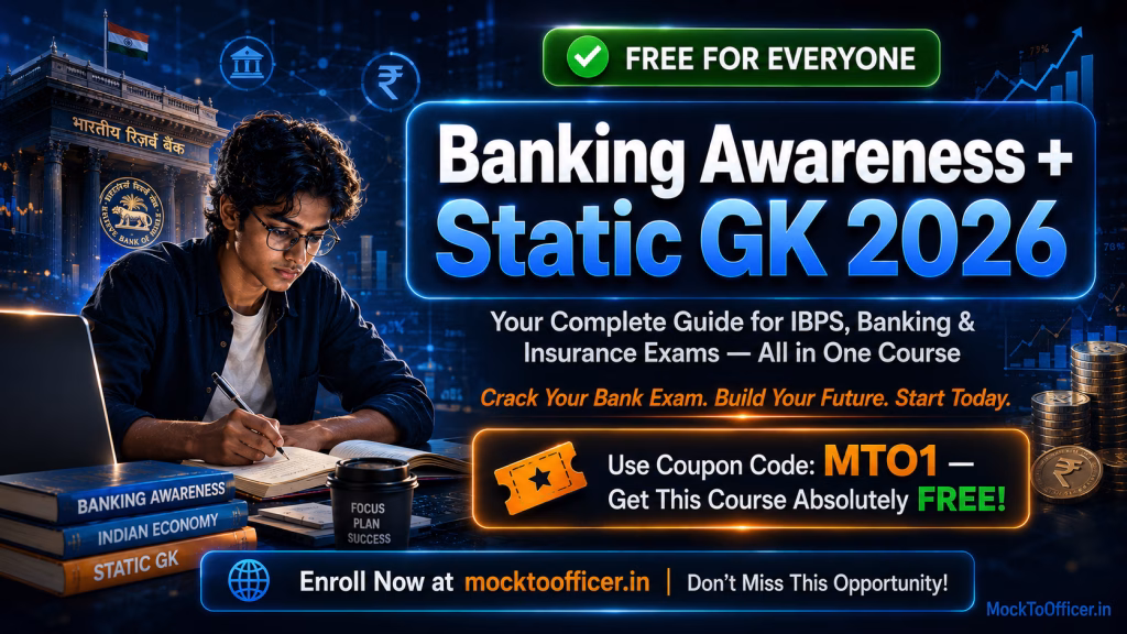 Banking Awareness & Static GK Course